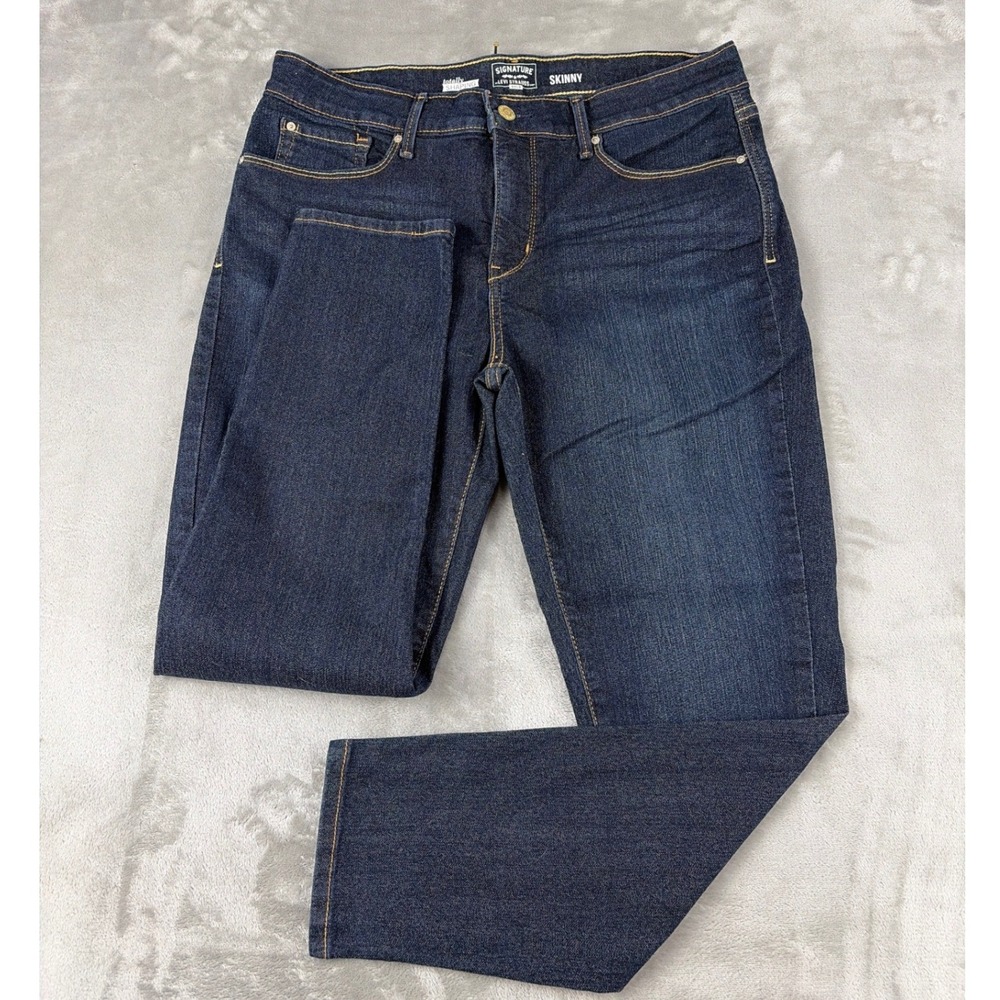 Signature by Levi Strauss Gold Totally Shaping Skinny Jeans Dark Wash 32x26